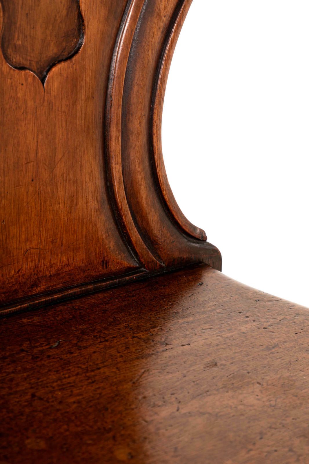 photo for sale Pair Of Mahogany Hall Chairs, 1800s