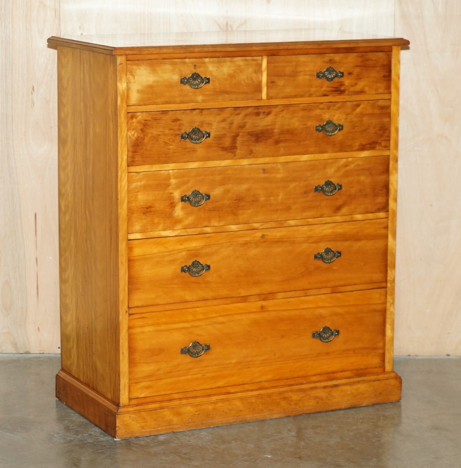 Very Rare Antique Victorian Howard & Son's Stamped Victorian Chest Of Drawers photo furniture