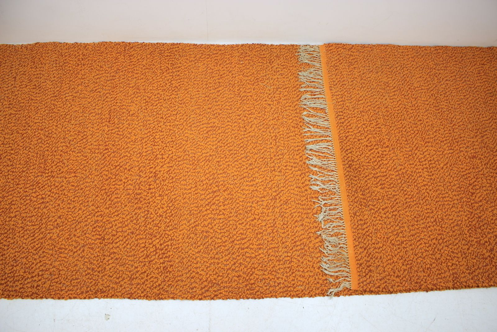 Big Mid Century Hand Woven Carpet / Rug By Valašské Meziříčí, 1960s photo Textiles