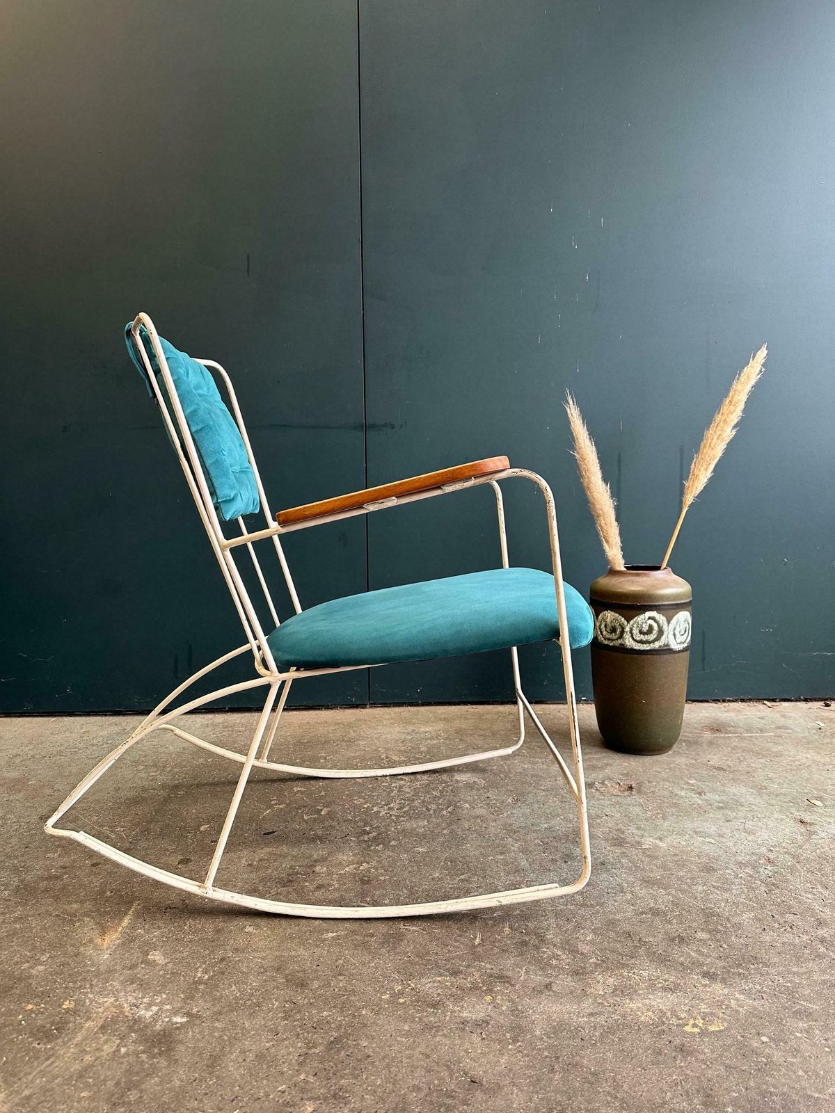 Ernest Race Mid Century Rocking Chair photo vintage