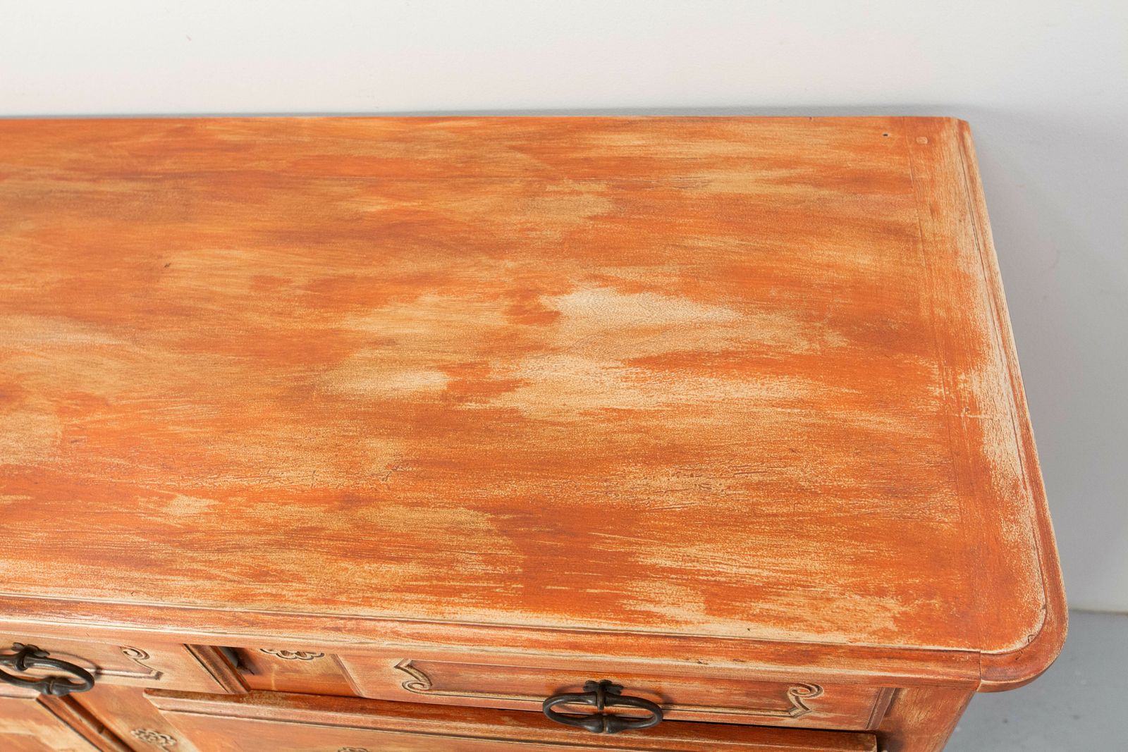 photo furniture Antique Sideboard Dresser French Louis XV Carved Walnut Buffet, 19th Century