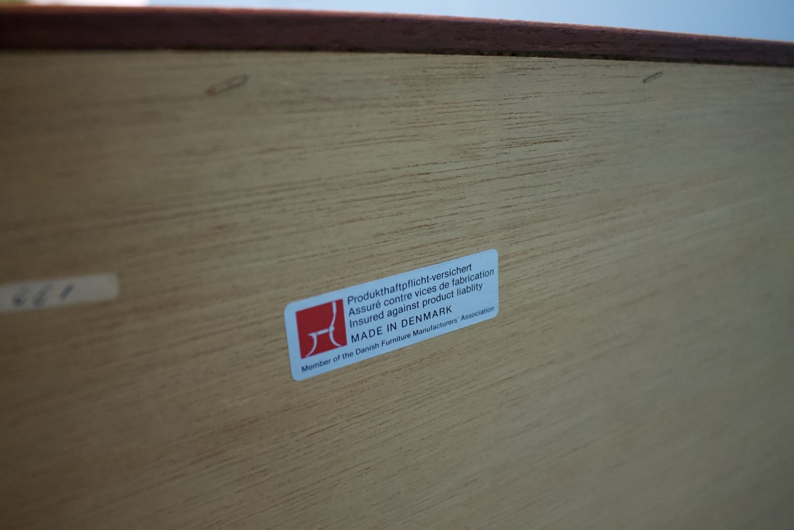 Furniture Mid Century Large Danish Teak Tambour Door Corner Tv Cabinet, 1970s photo