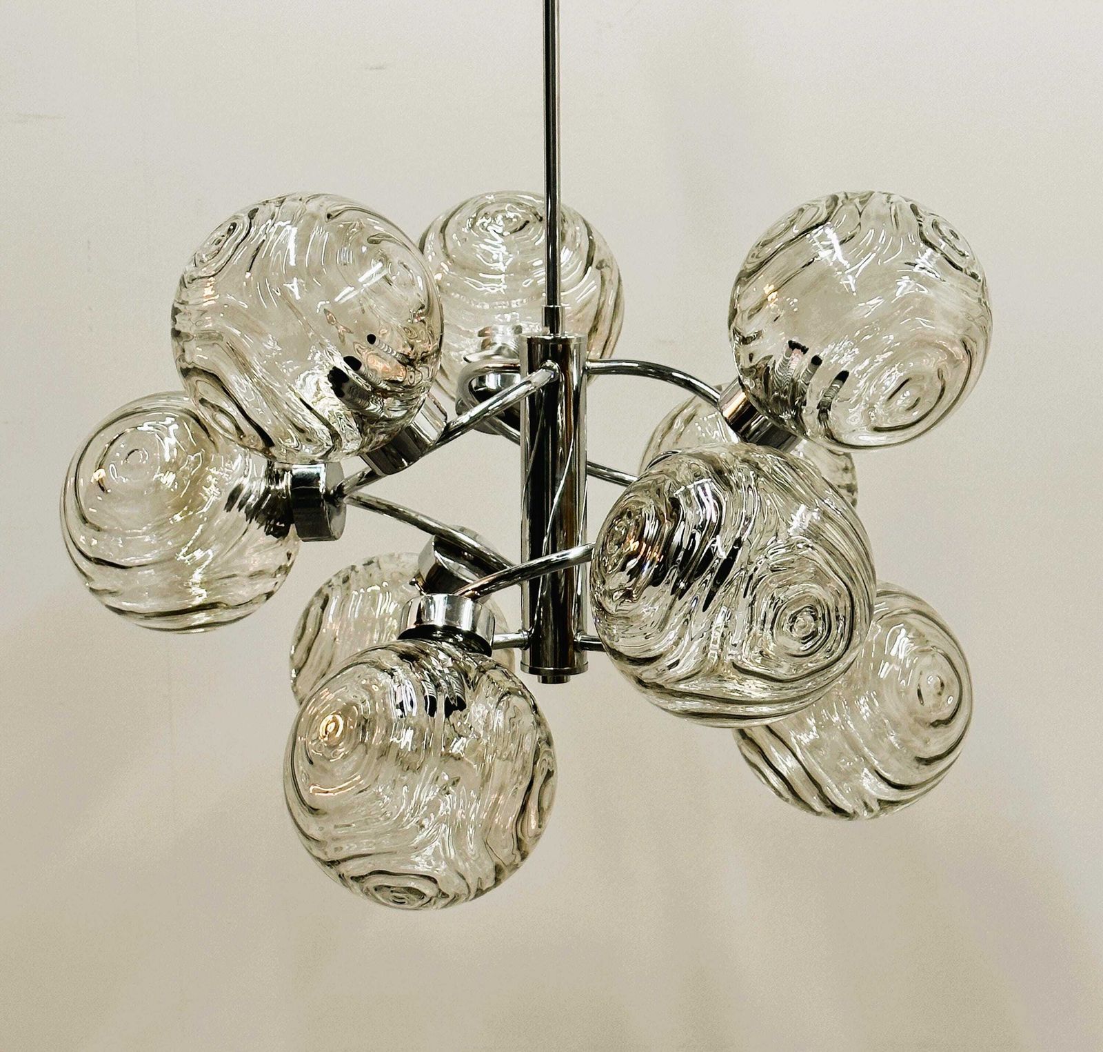 Duitse Space Age Orbitale Hanglamp Van Fischer Leuchten, Jaren 1970. Duitsland photo for sale