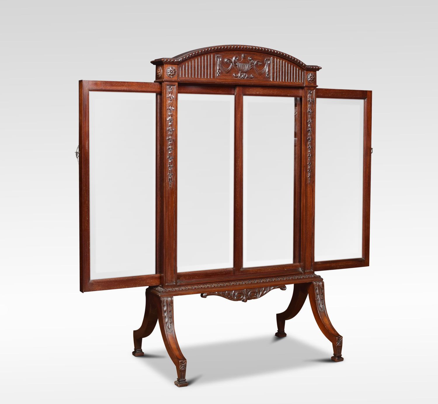 Adam Revival Mahogany Fire Screen photo furniture