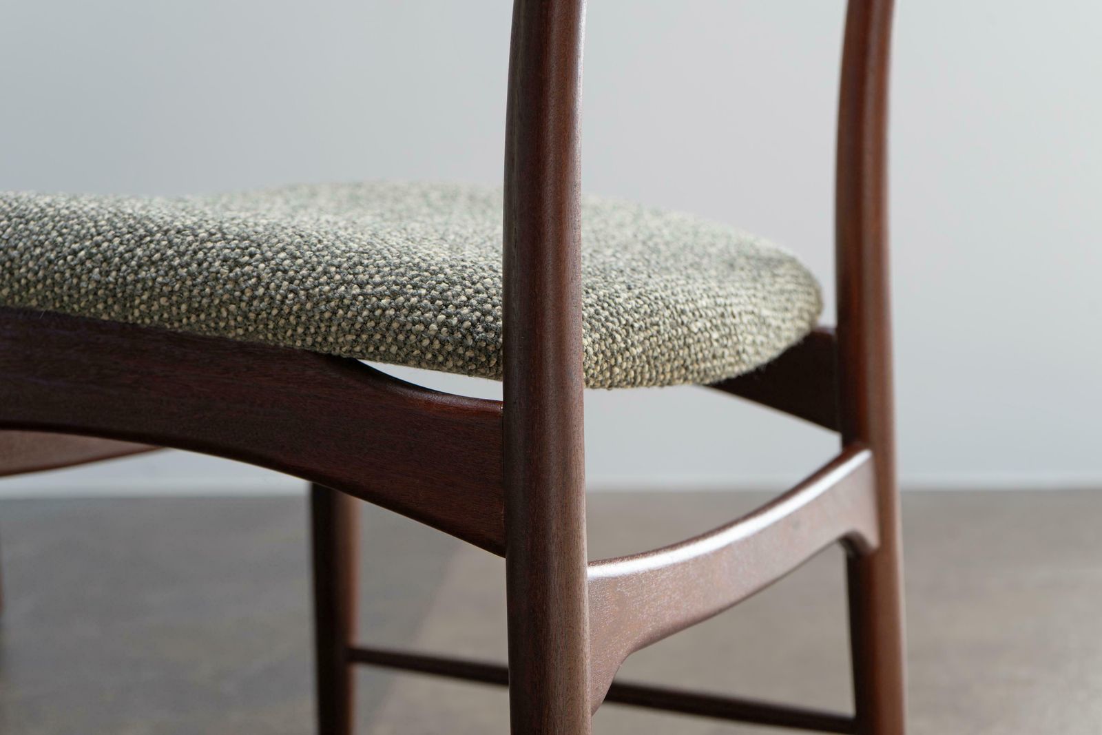 photo for sale Set Of Twelve Mid Century Teak Dining Chairs By Wilkhahn Germany, 1958