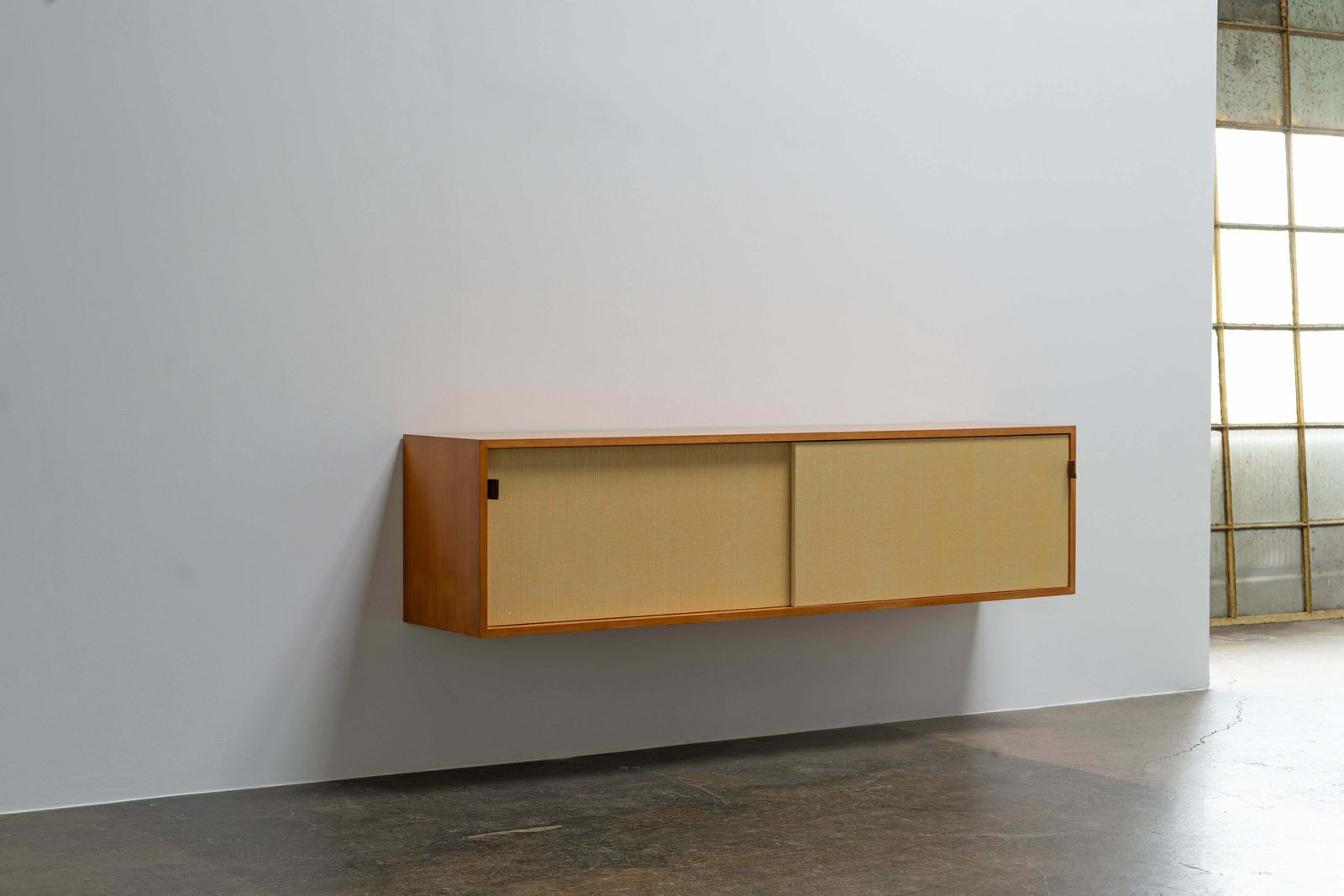 Mid Century Wall Hanging Sideboard By Florence Knoll, Knoll International, 1950s photo 8190.0