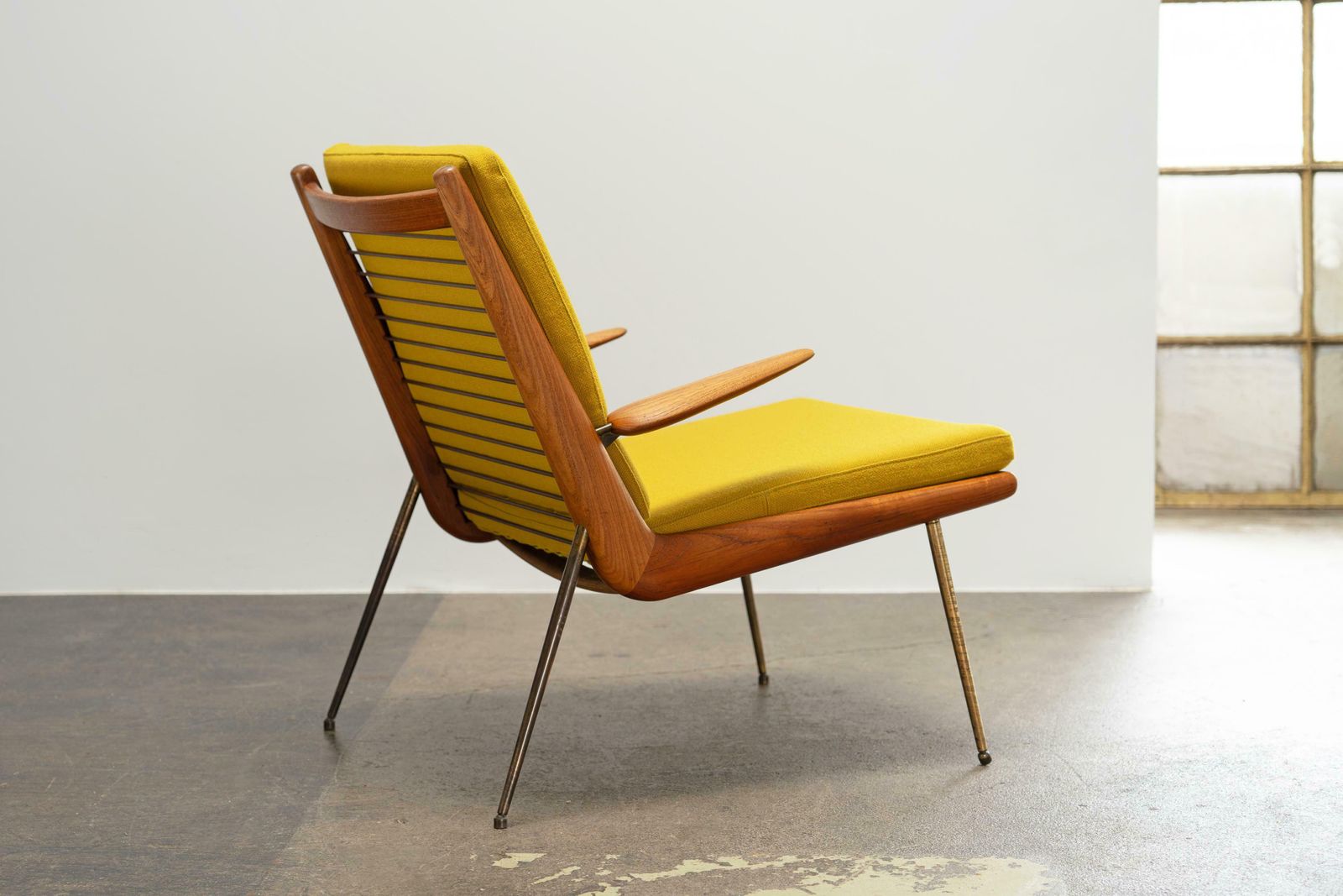 1950s Danish "Boomerang" Chair Fd135 By Peter Hvidt & Orla Molgaard Nielsen, F&D photo buy