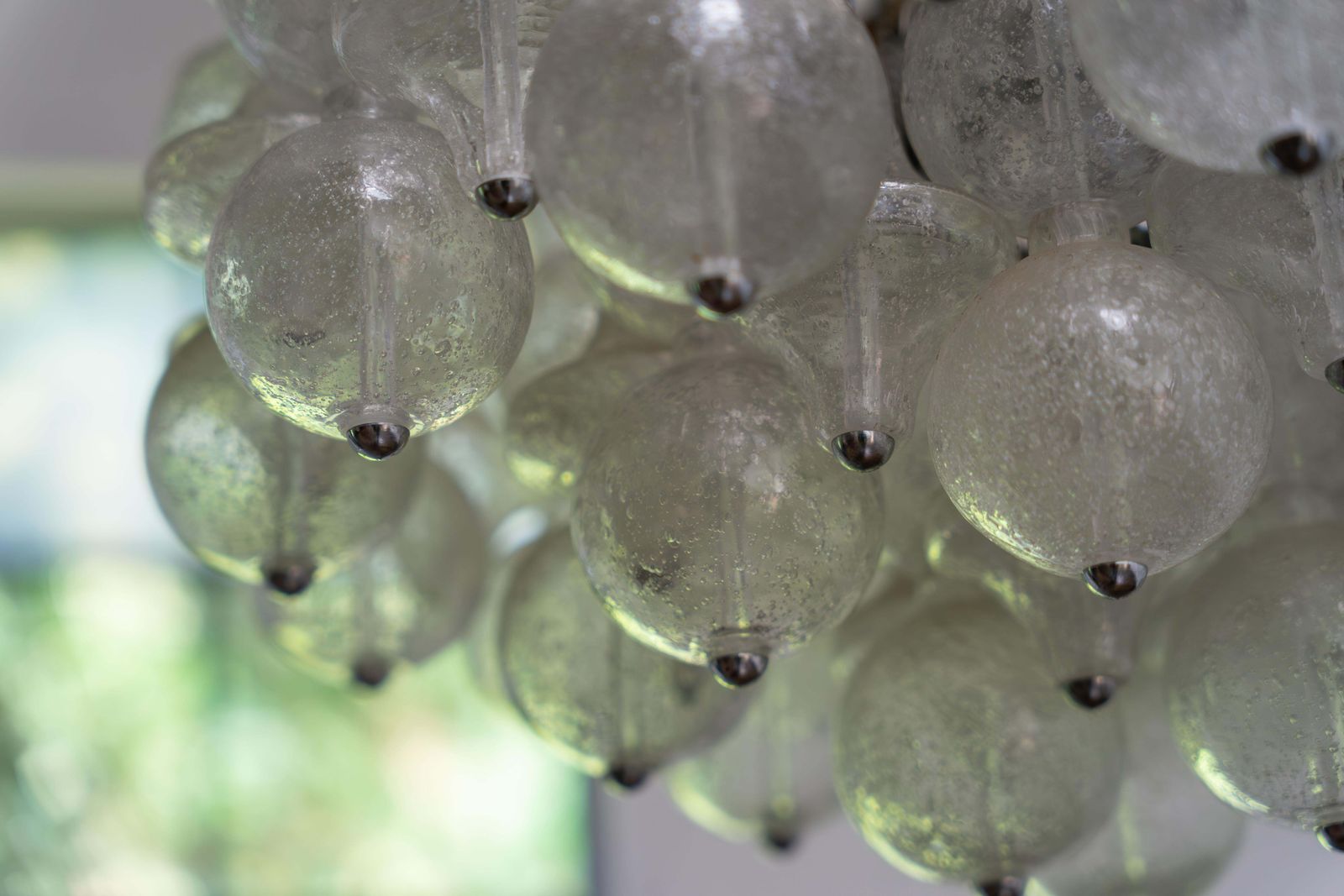 Hollywood Regency Murano Glass "Tulip" Chandelier Ott International, 1960s photo buy
