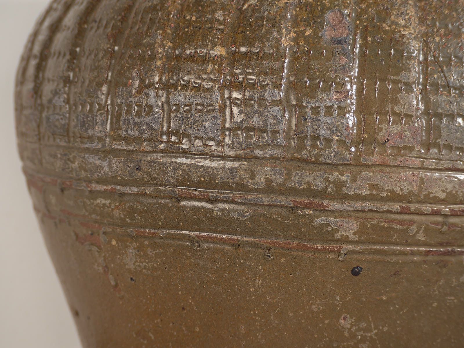 Antique Wabi Sabi Style Ceramic Vase (C.1900) #1 photo 411.0