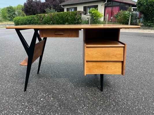 Vintage Desk By Louis Paolozzi, 1950s photo for sale