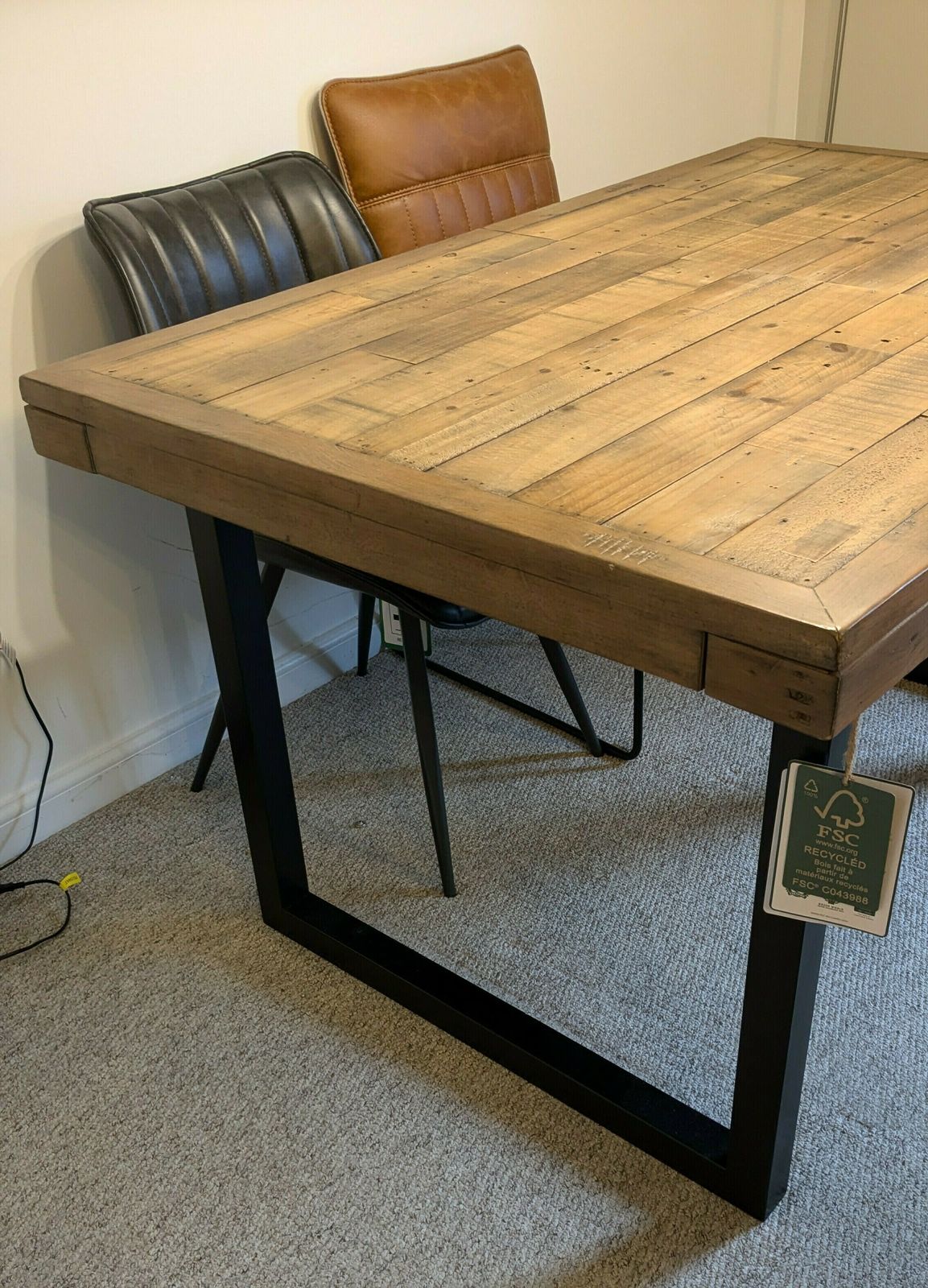 Carter Extendable Dining Table And Six Chairs photo vintage