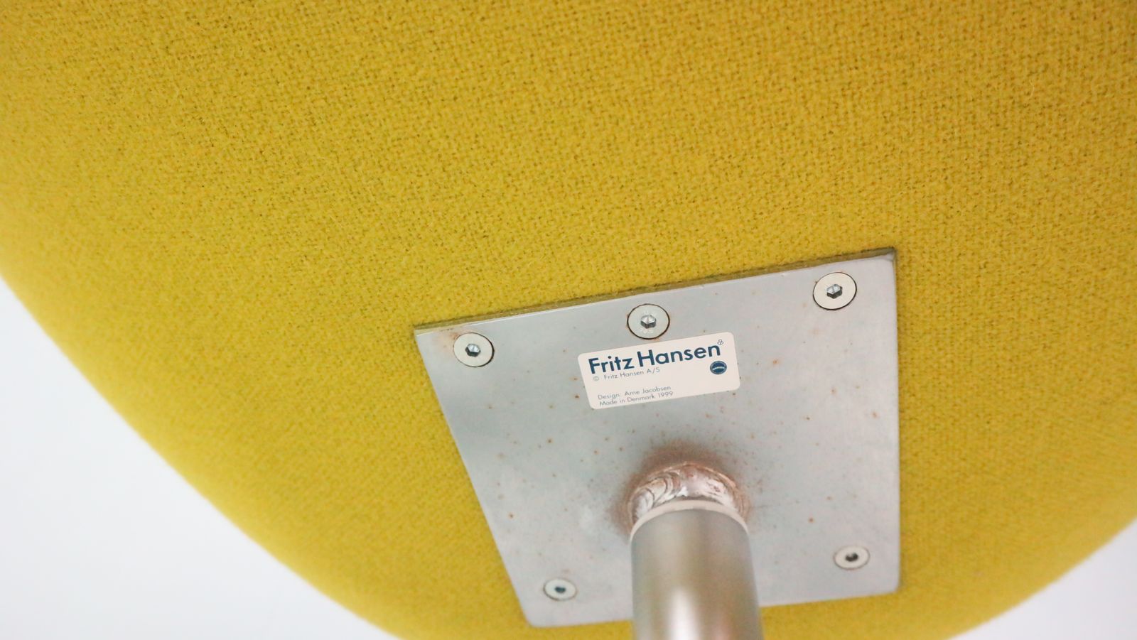 Swan Chair In Yellow Designed By Arne Jacobsen And Fritz Hansen photo buy