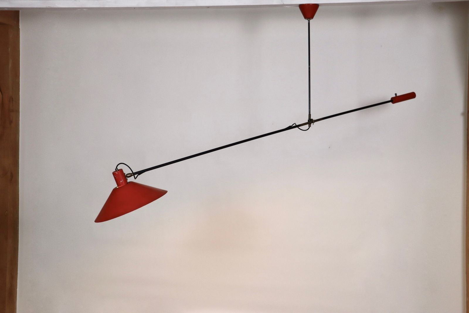 Jjm Hoogervorst Anvia Counter Balance Ceiling Lamp Holland 1957 photo furniture