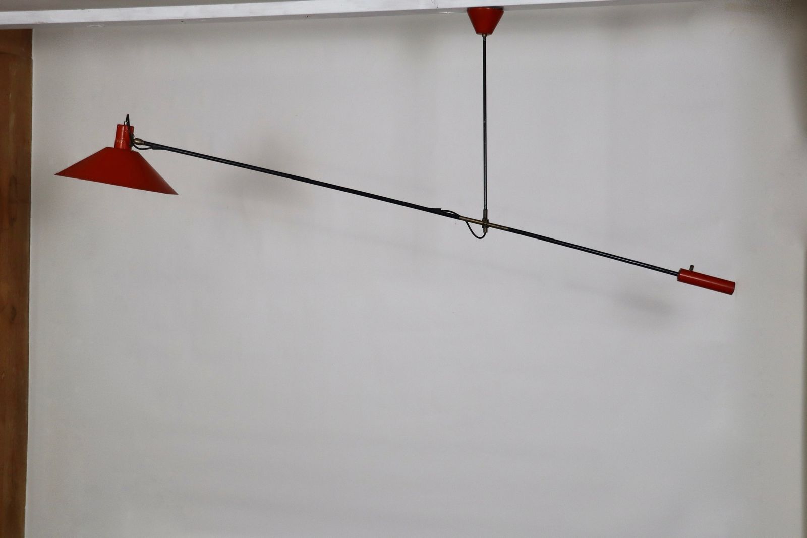 Lighting Jjm Hoogervorst Anvia Counter Balance Ceiling Lamp Holland 1957 photo