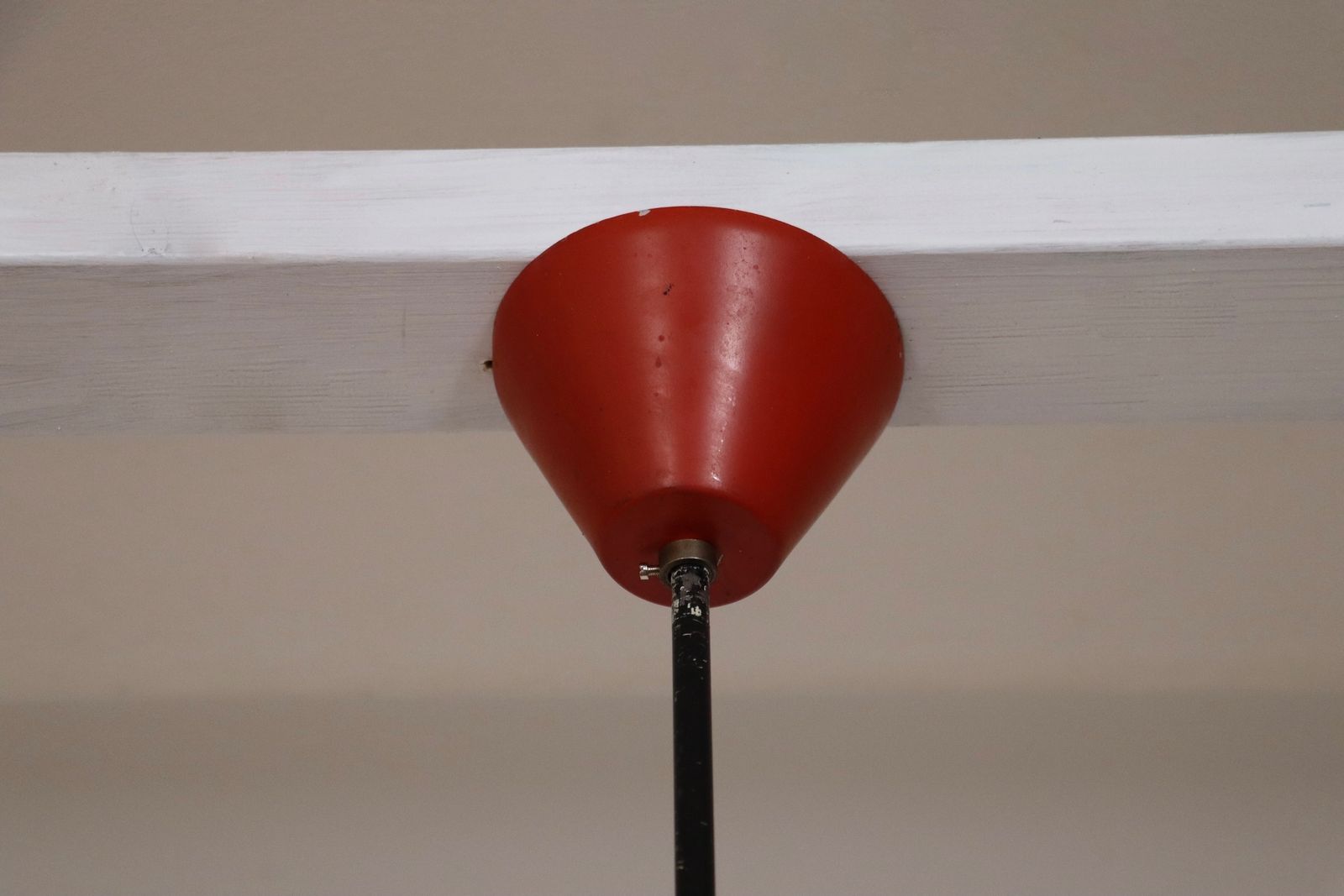 photo vinterior Jjm Hoogervorst Anvia Counter Balance Ceiling Lamp Holland 1957