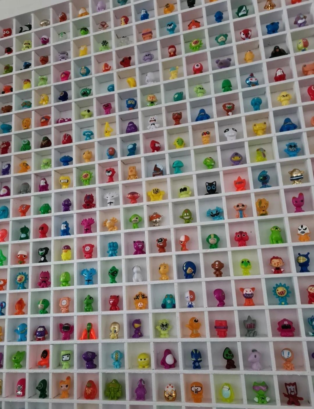 Home Decor Bespoke Handcrafted Display Board And 324 Gogo Crazy Bones Figures photo