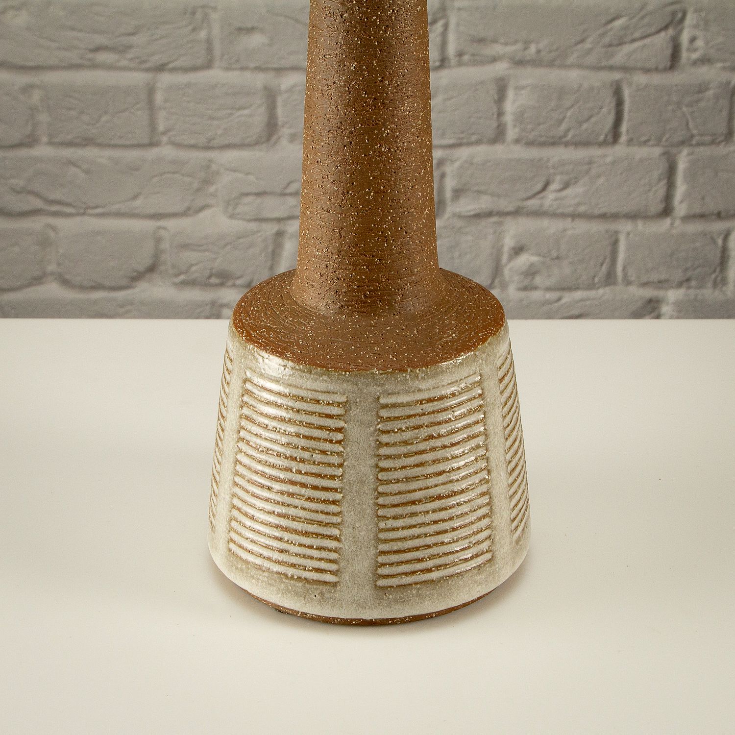 Model Dl337 Stoneware Lamp By Esben Klint For Palshus, Denmark, 1960s photo Lighting