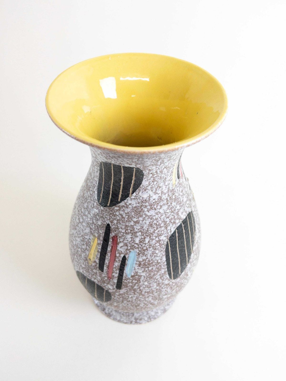 Large Floor Vase By Scheurich Keramik   1950s Mid Century Ceramic Vase   West German Pottery Scheurich 215 33 photo 162.0
