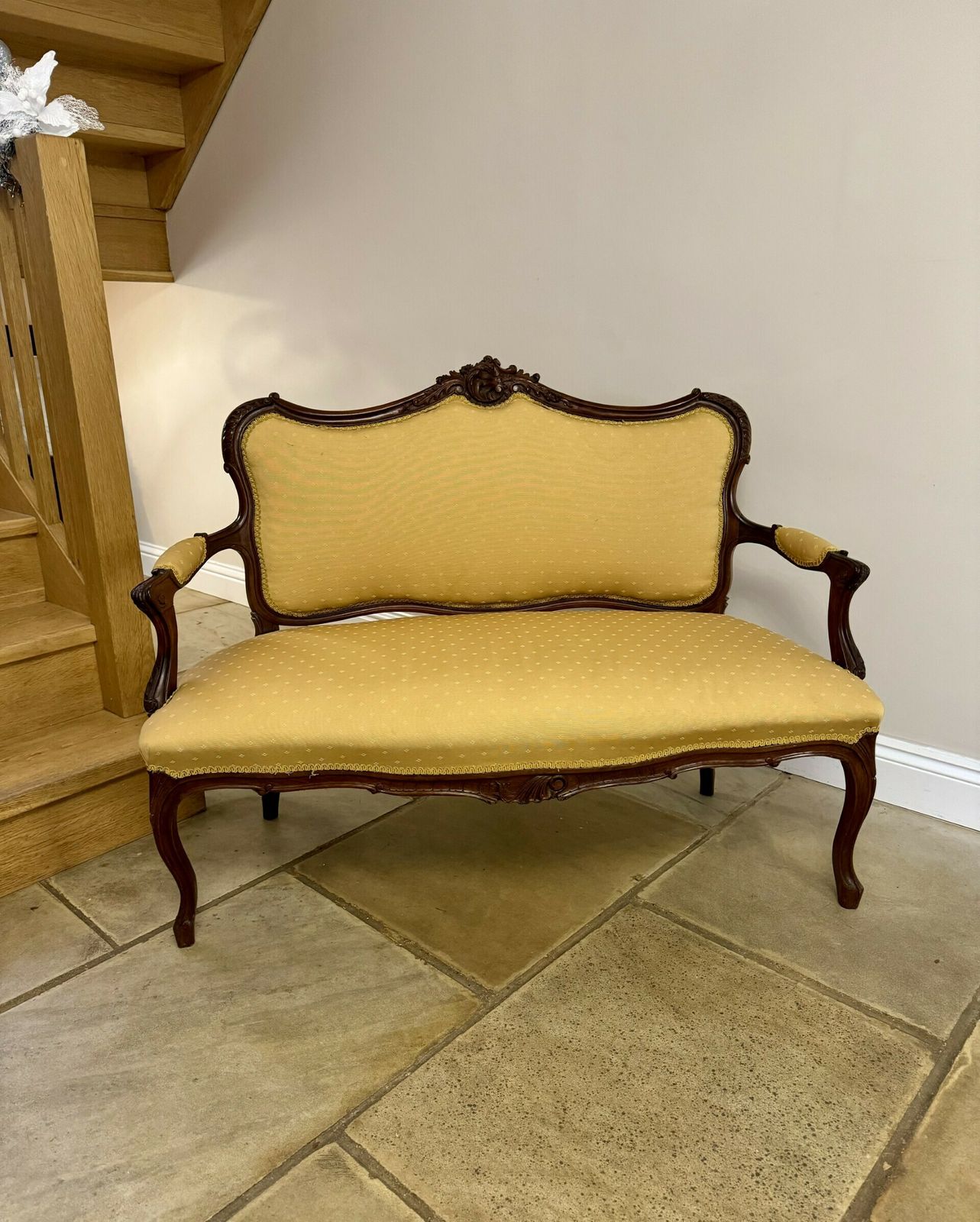 Fine Antique French Carved Walnut Three Piece Suite photo Furniture