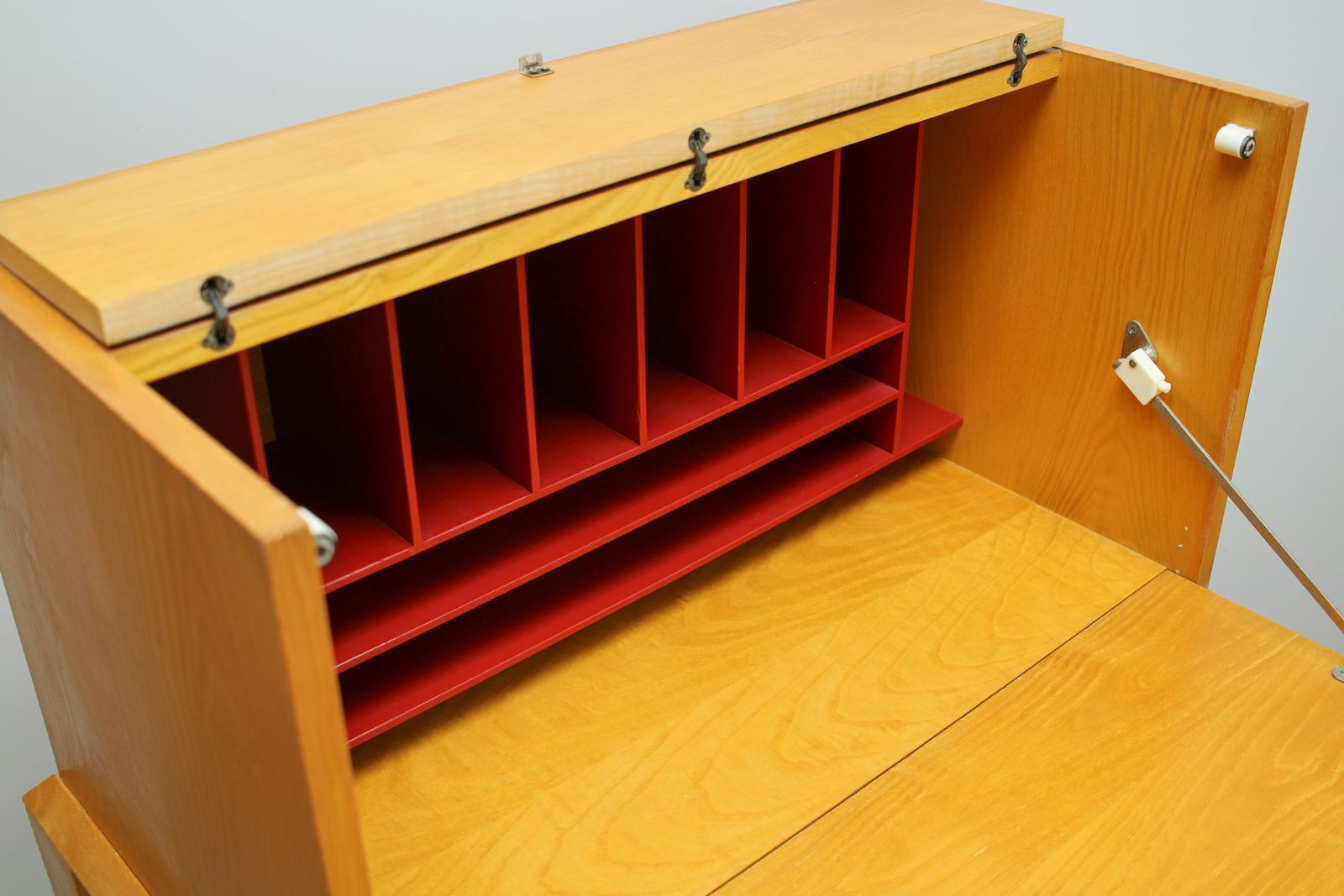 photo for sale Vintage Mid Century Remploy Writing Desk/Bureau In Ash