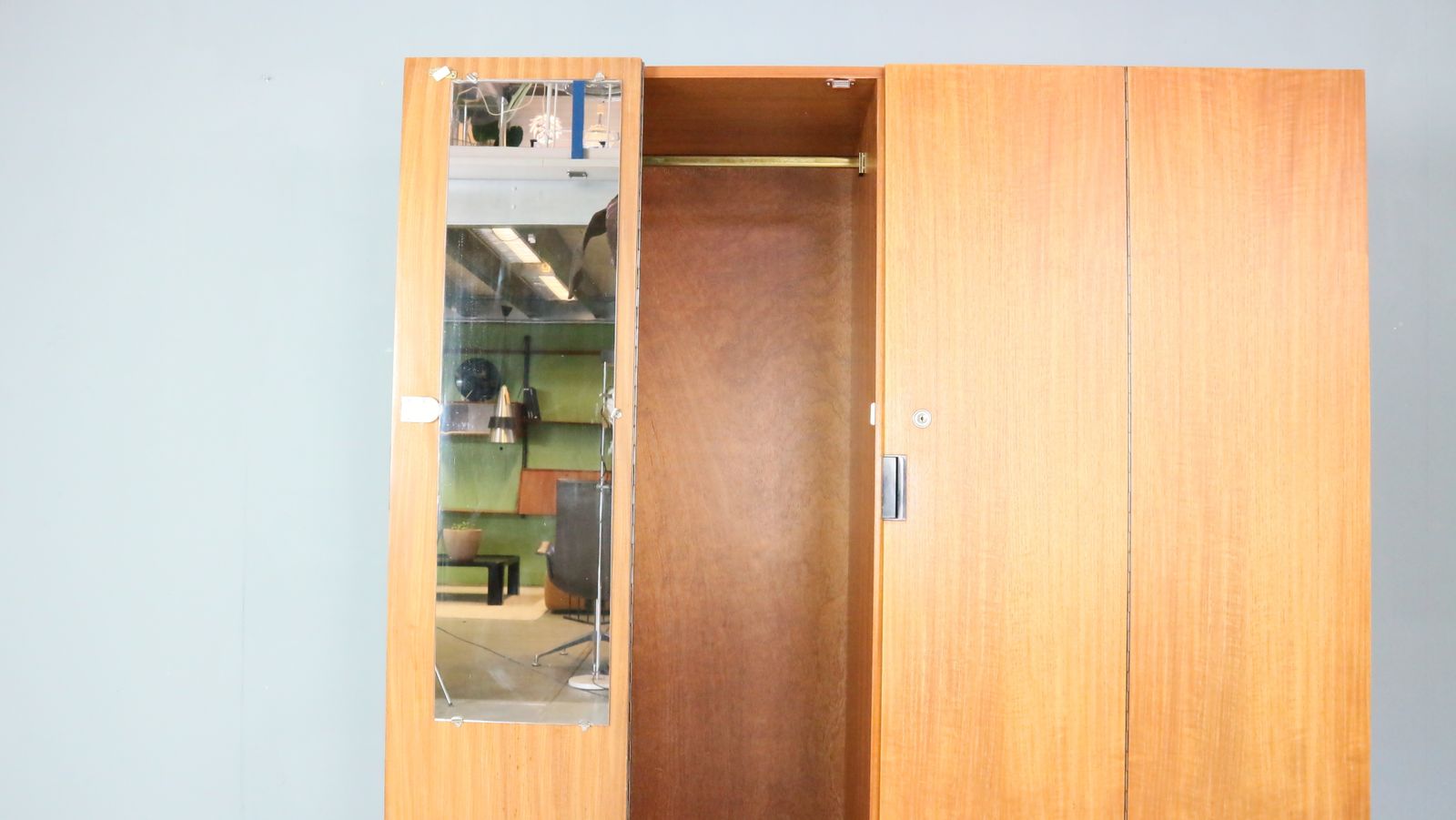 photo furniture Cees Braakman Japanese Series "Ku14" Teak Wardrobe For Pastoe, 1960s