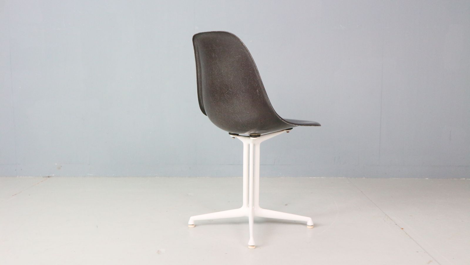Charles & Ray Eames Set Of 4 Off Black"La Fonda" Chairs For Herman Miller, 1960 photo 2900.0