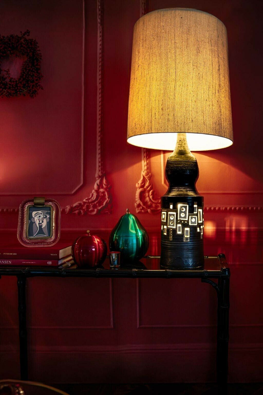 A Very Large 1960s Ceramic Lamp By French Ceramicist Georges Pelletier For Accolay Potteries photo buy