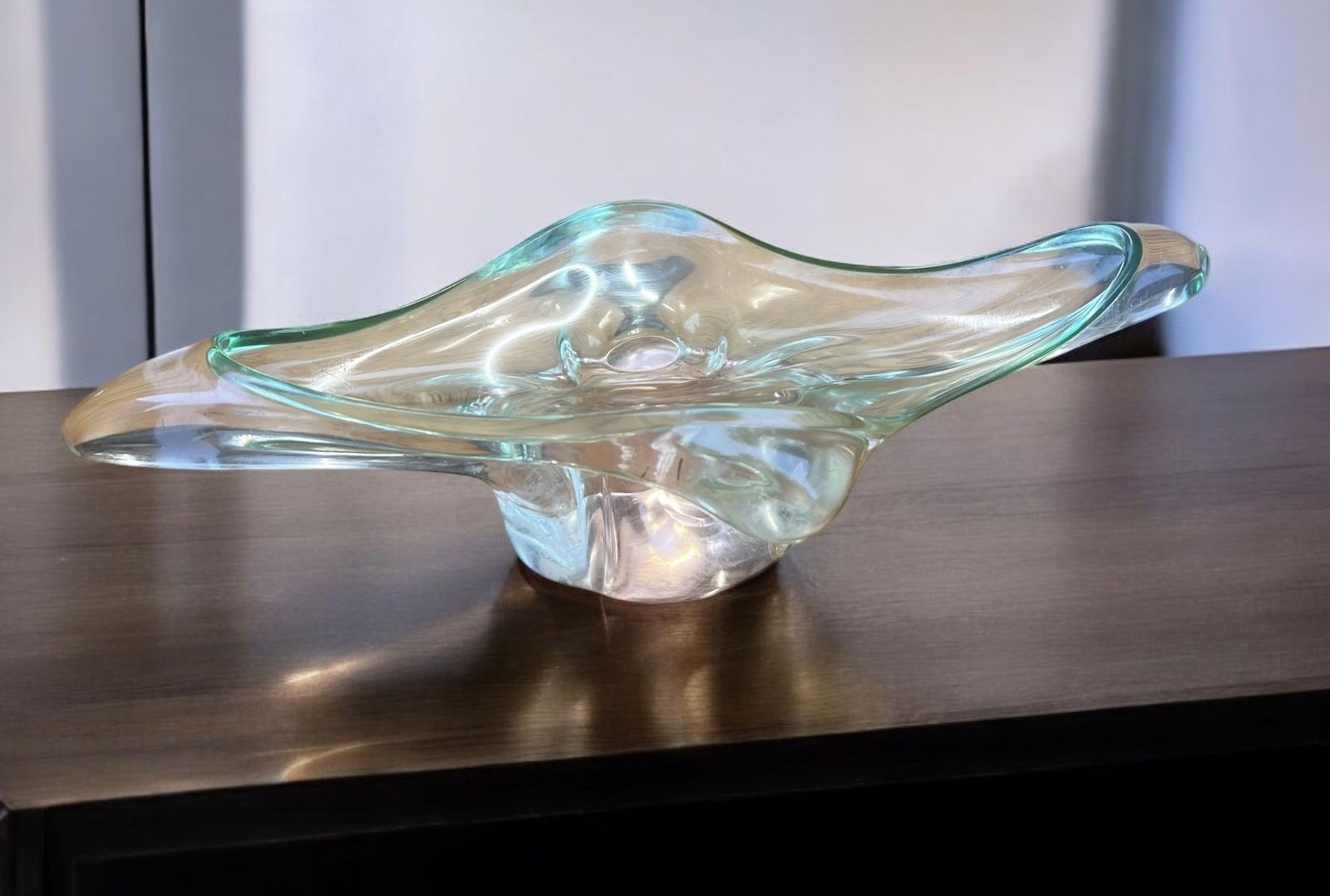 Mid Century Murano Art Glass Bowl.Mid Century Murano Art Glass Bowl.