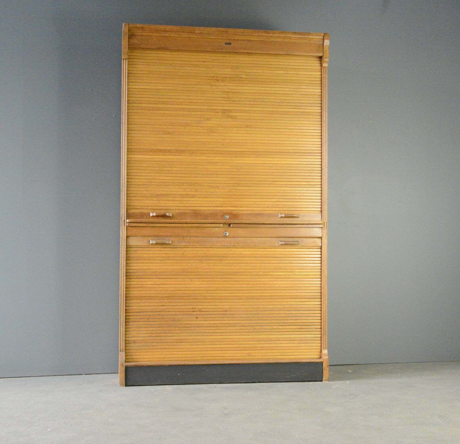 Soennecken Tambour Fronted Bookcase Circa 1920s photo furniture