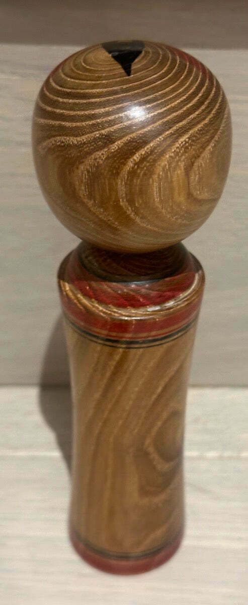 photo for sale Small Vintage Grained Japanese Traditional Kokeshi Doll