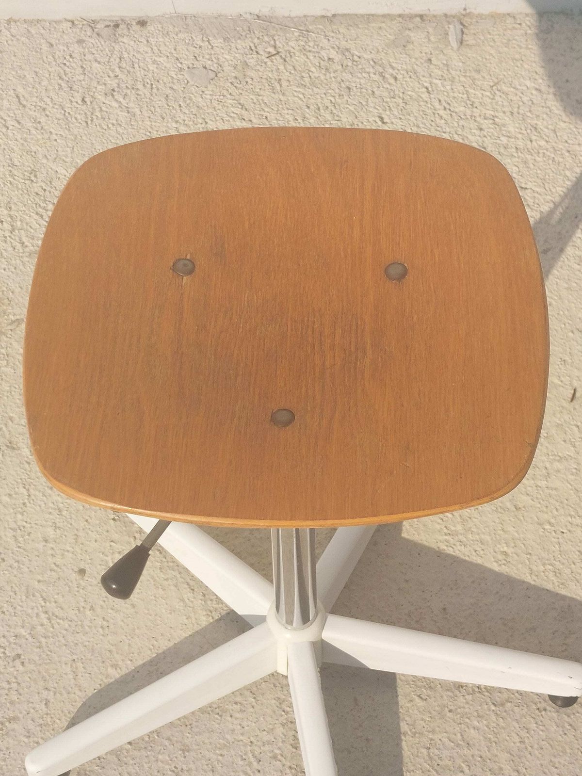photo furniture Mcm Industrial Swivel Chair/ Vintage Industrial Swivel Adjustable Chair /Mcm Interior/ Industrial Design/ Designer Chair/ Stol Kamnik /60's