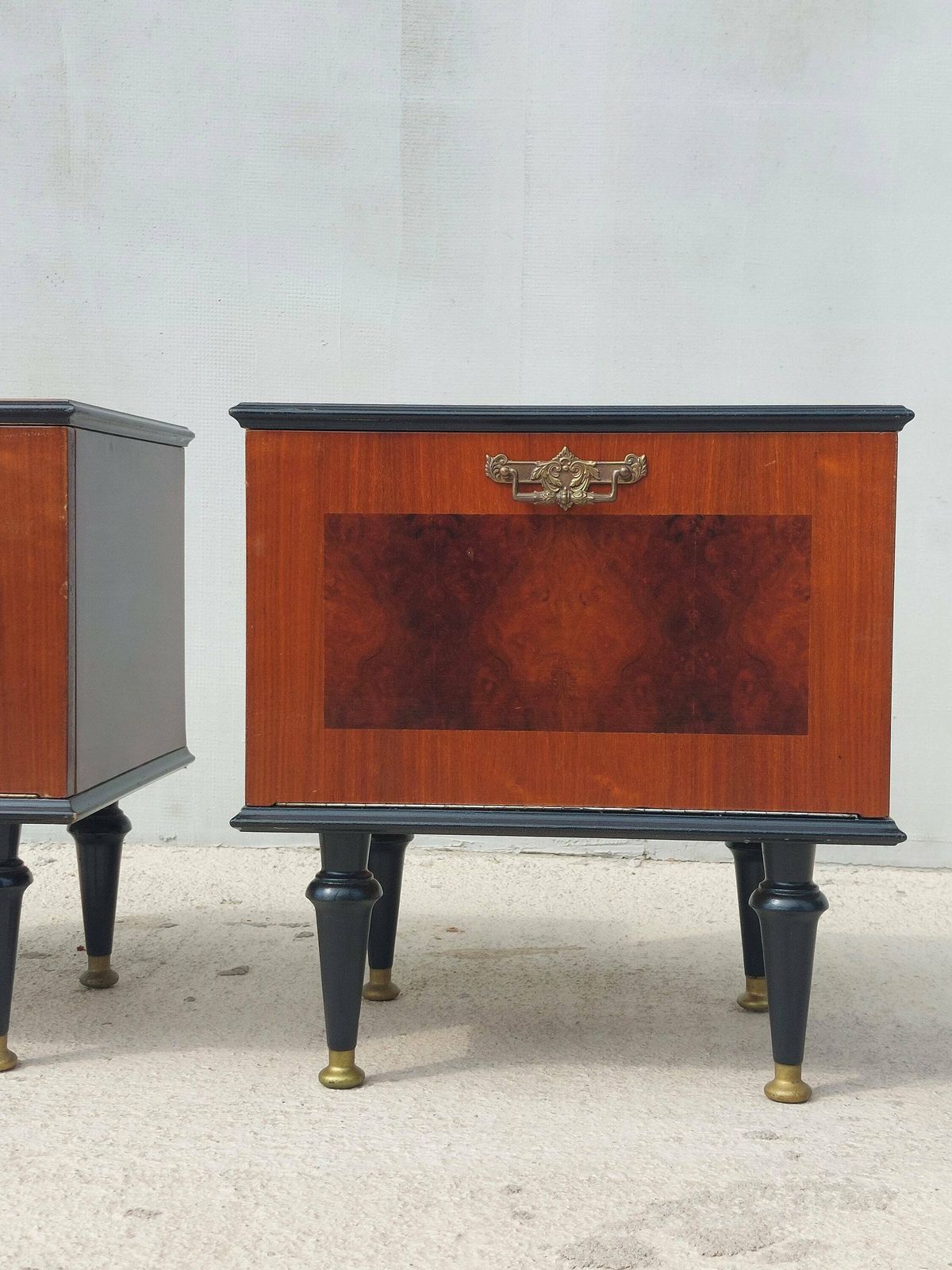 Retro Modern Nightstands/Retro Polished Night Tables/Pair/Mcm/Mid Century Nightstands/Vintage Bedside Tables/Vintage Night Tables/70's photo buy