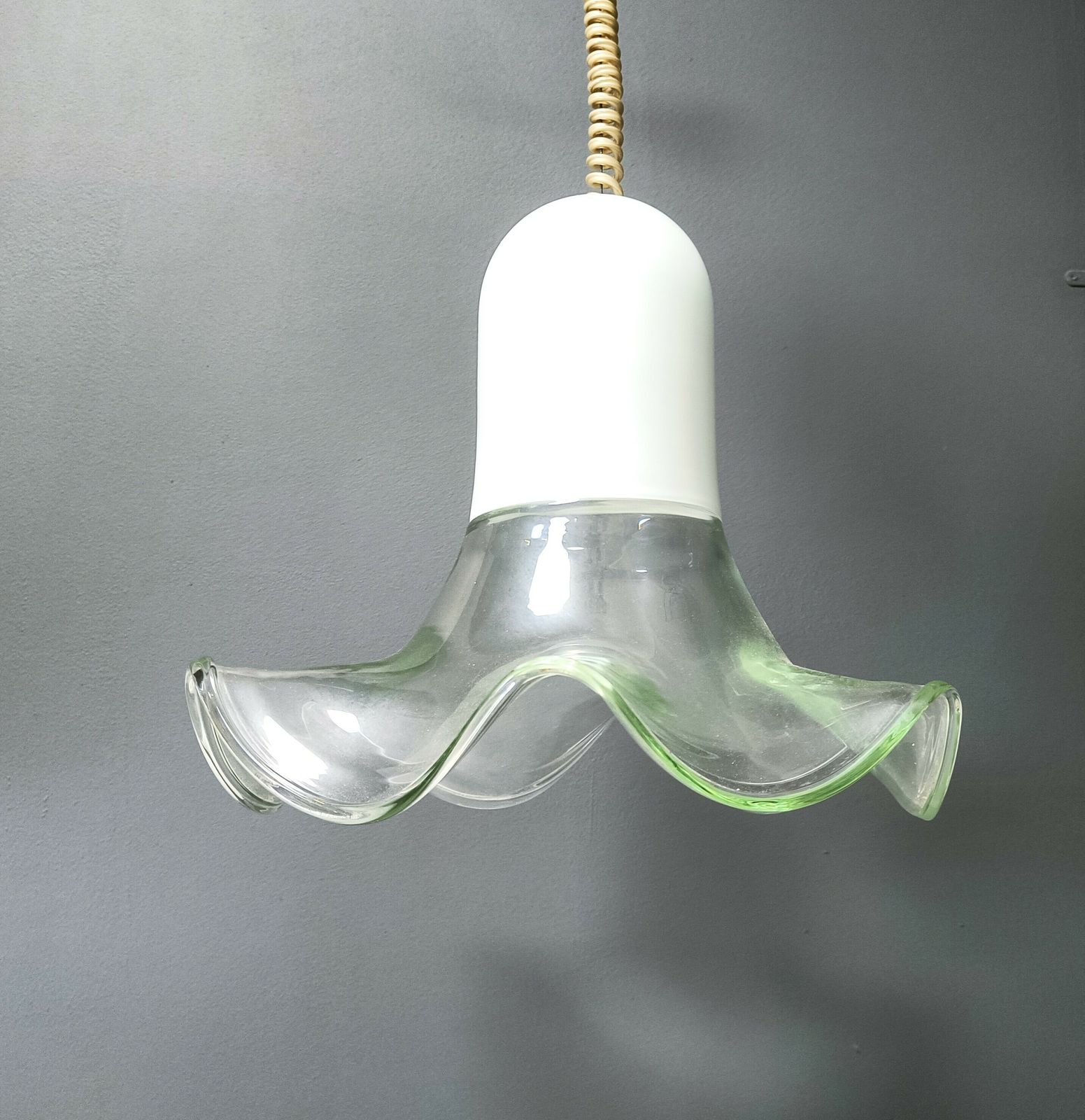 photo for sale Murano Pendant Light By Roberto Pamio & Renato Toso, 1970s For Leucos