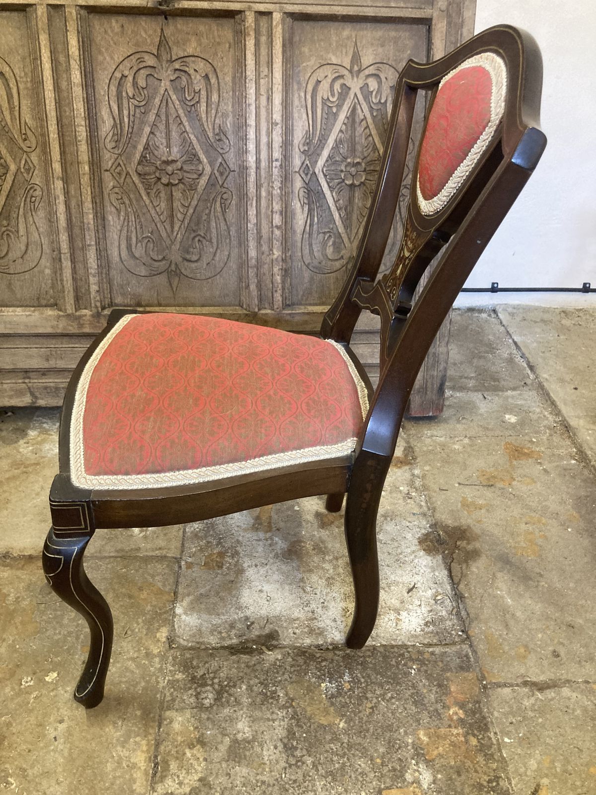 Pair Of “His And Hers” Bedroom Chairs By Jas Shoolbread photo for sale