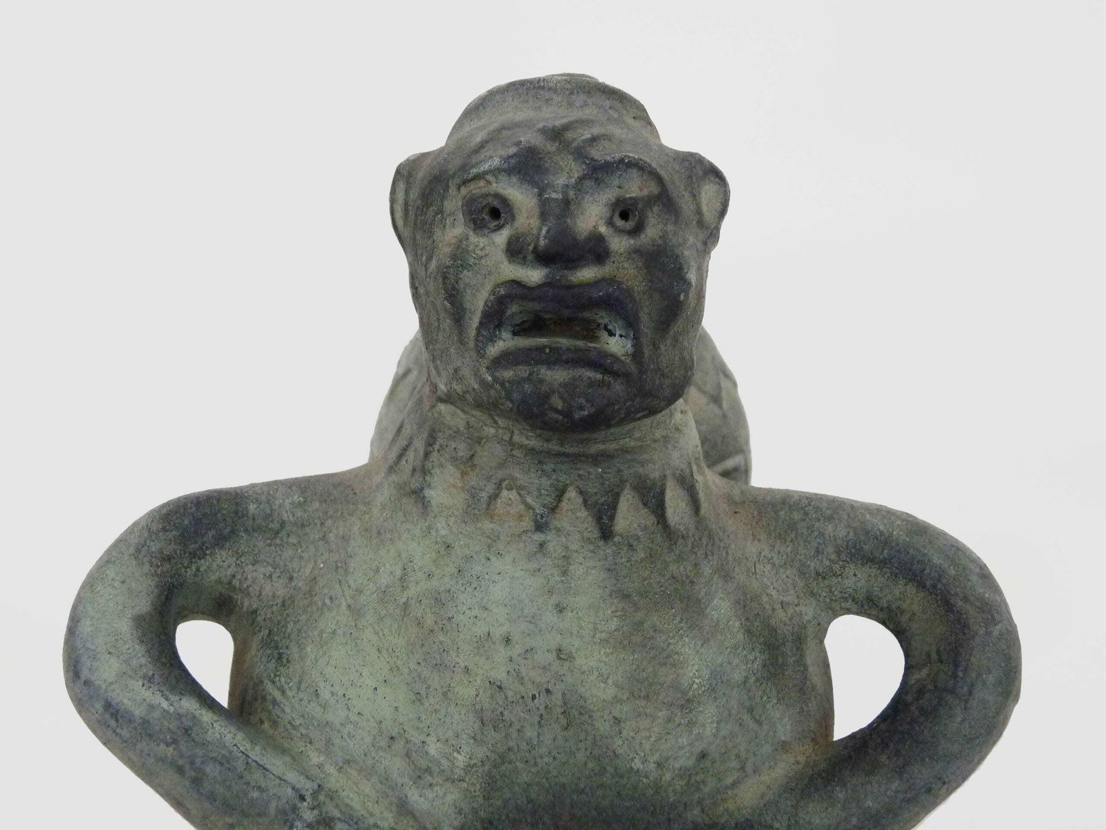 Zoomorphic Ceramic Vase Partenon Spain 1950s photo vinterior