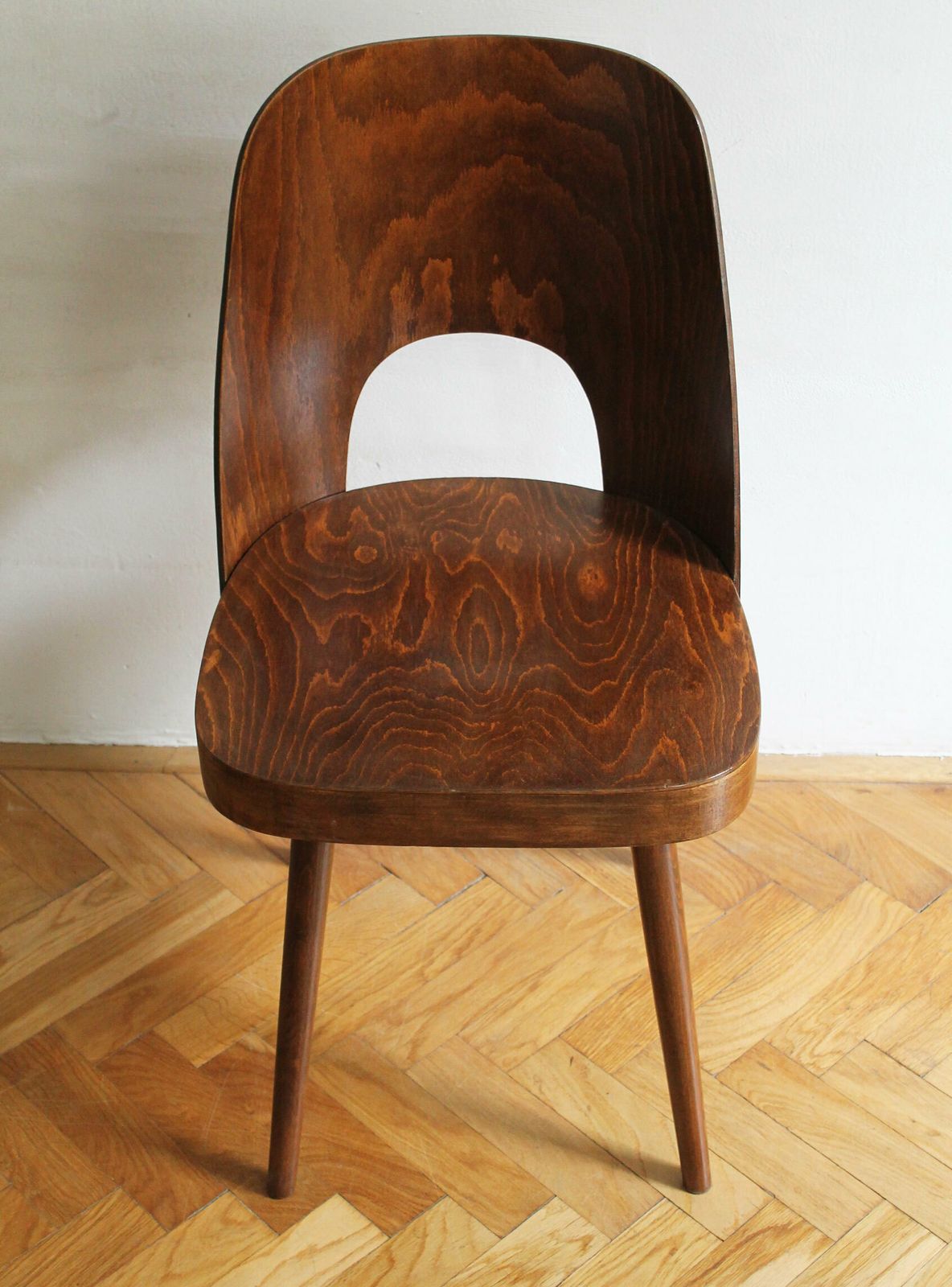 Mid Century Dining Chair No.515 By Oswald Haerdtl For Ton Company photo for sale