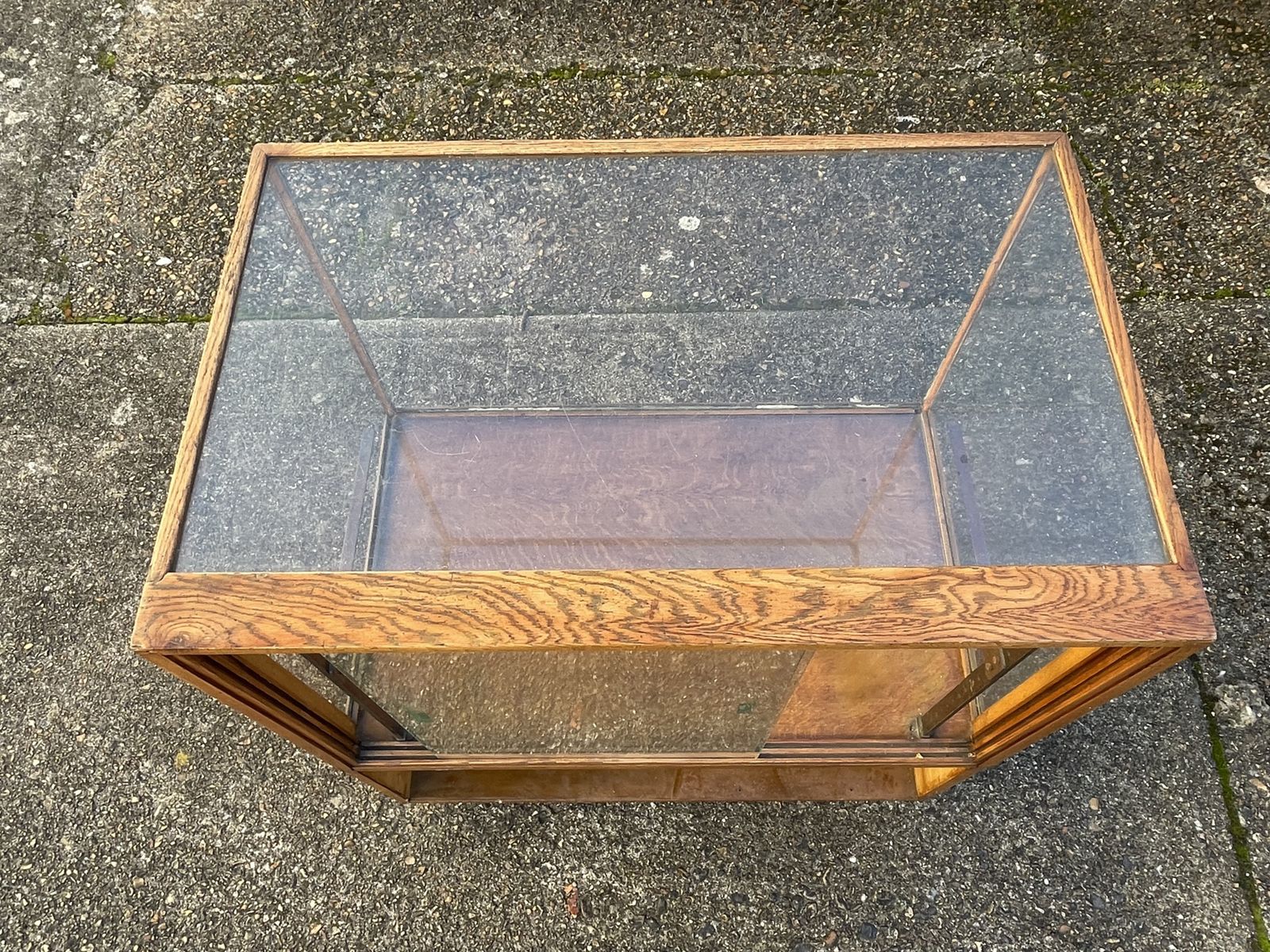 Shop Display Cabinet   Oak And Glass   Circa 1930's photo for sale