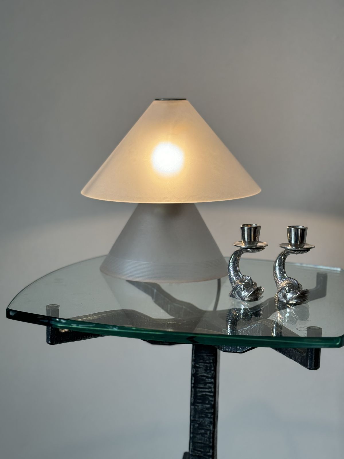 80s Postmodern Vetri Murano Mushroom Lamp photo furniture