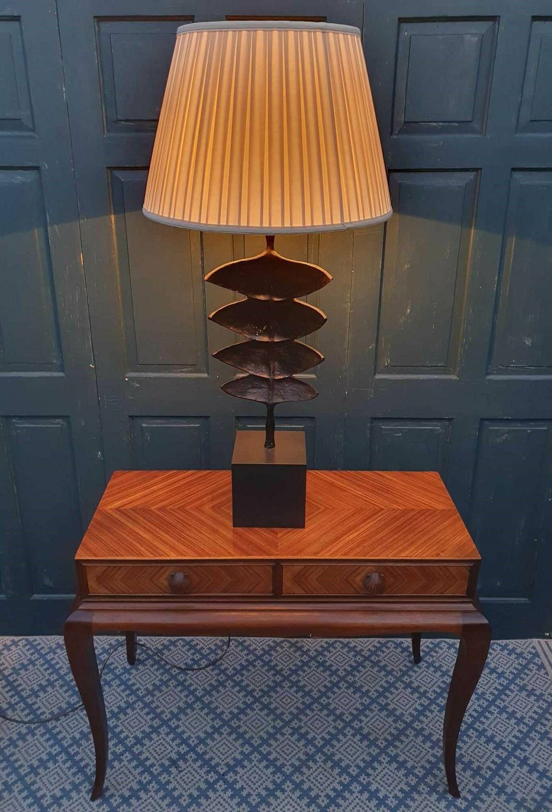 Pair Of Porta Romana "Giacometti Leaf Lamps"