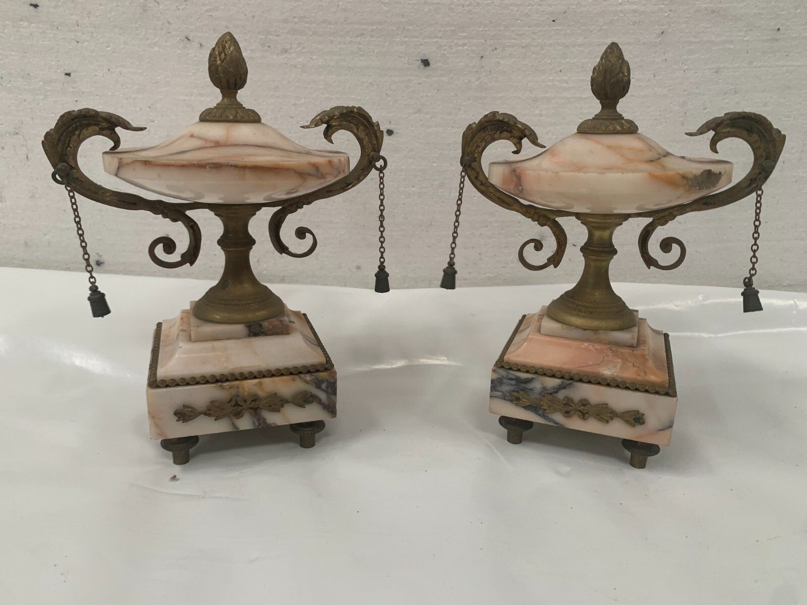 Louis XVI Style Three Piece Chiseled Bronze Fireplace Trim photo Home Fixtures
