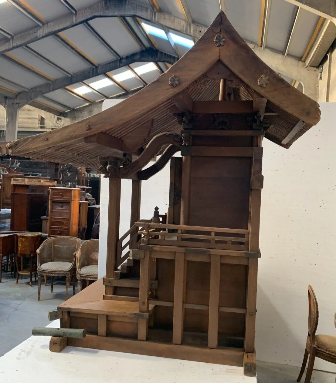 Japanese Temple 80s Architecture "Shinto Chaminis XX Century photo Art