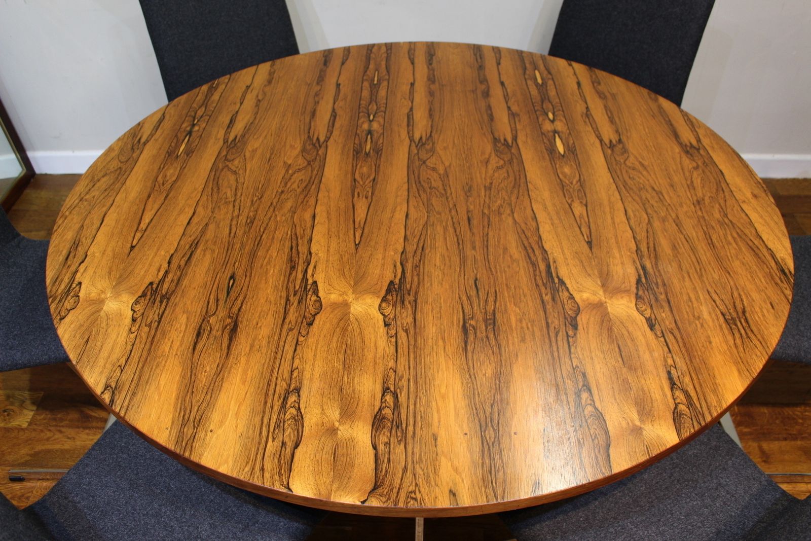 Merrow Associates Table And 6 Chrome Chairs By Richard Young C1970 photo Furniture