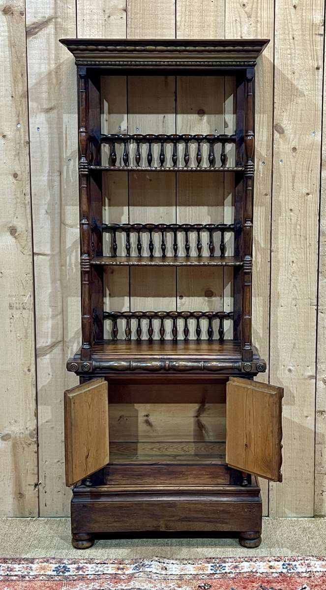 Fir Bookcase From The End Of The 19th Century photo for sale