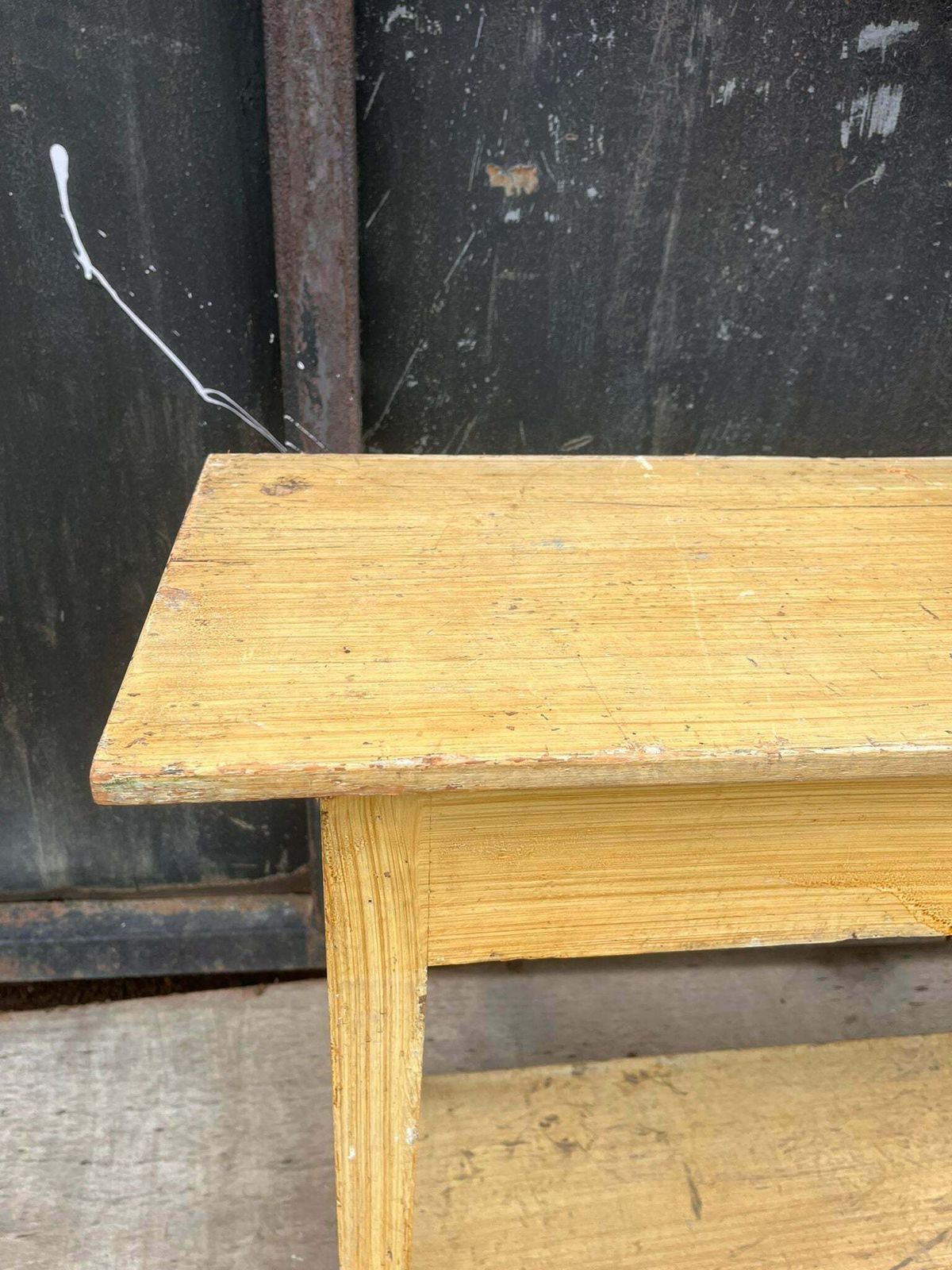 Vintage Scottish Pine Sunday School Desk photo furniture
