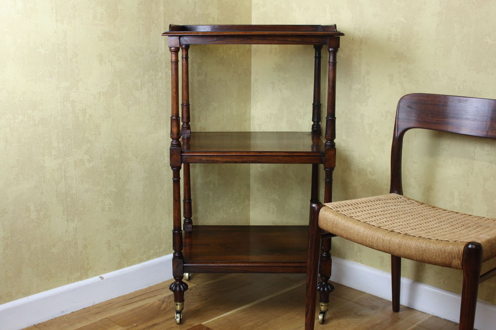 George IV Rosewood étagère Side Table Manner Of Gillows