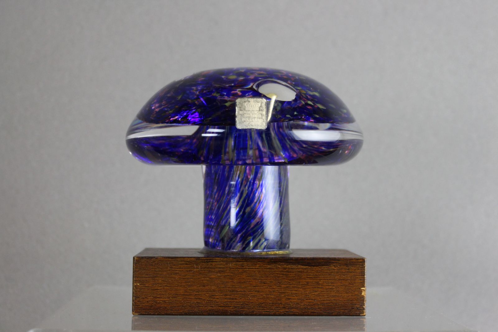 Home Decor Pair Mid 1970’s Royal Krona Glass Paperweights By Bengt Edenfalk photo