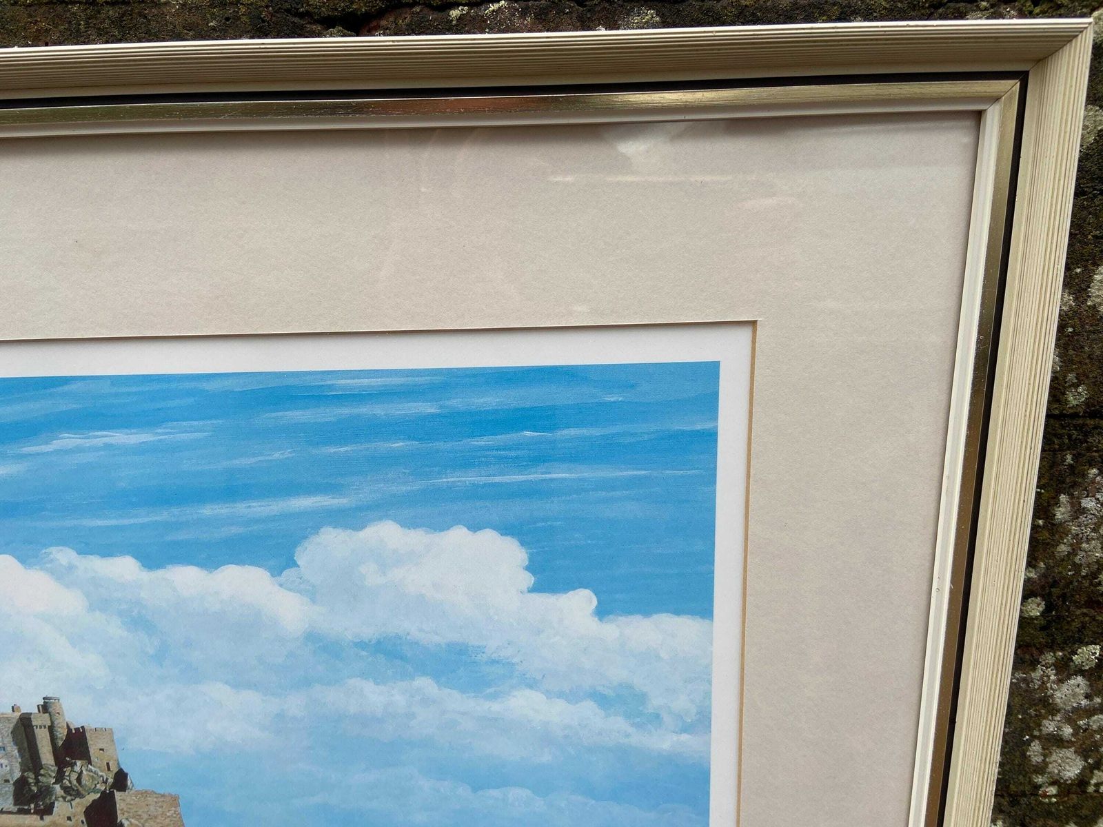 Limited Edition Signed Print (89/1150) Of Mont Orgueil, Pride Of Jersey, Water Colour By Robert John Wolfenden 1997 (66.5cm X 52.5cm) photo buy
