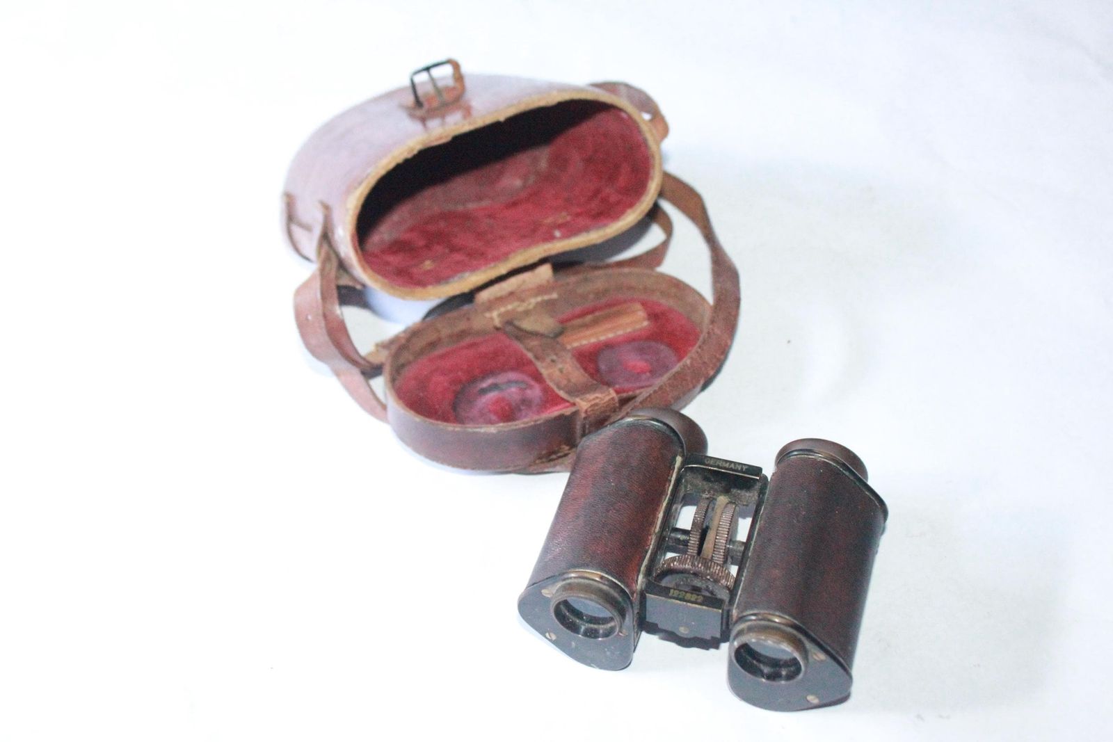 Antique Goerz Binoculars With Case, 1903. German Military.