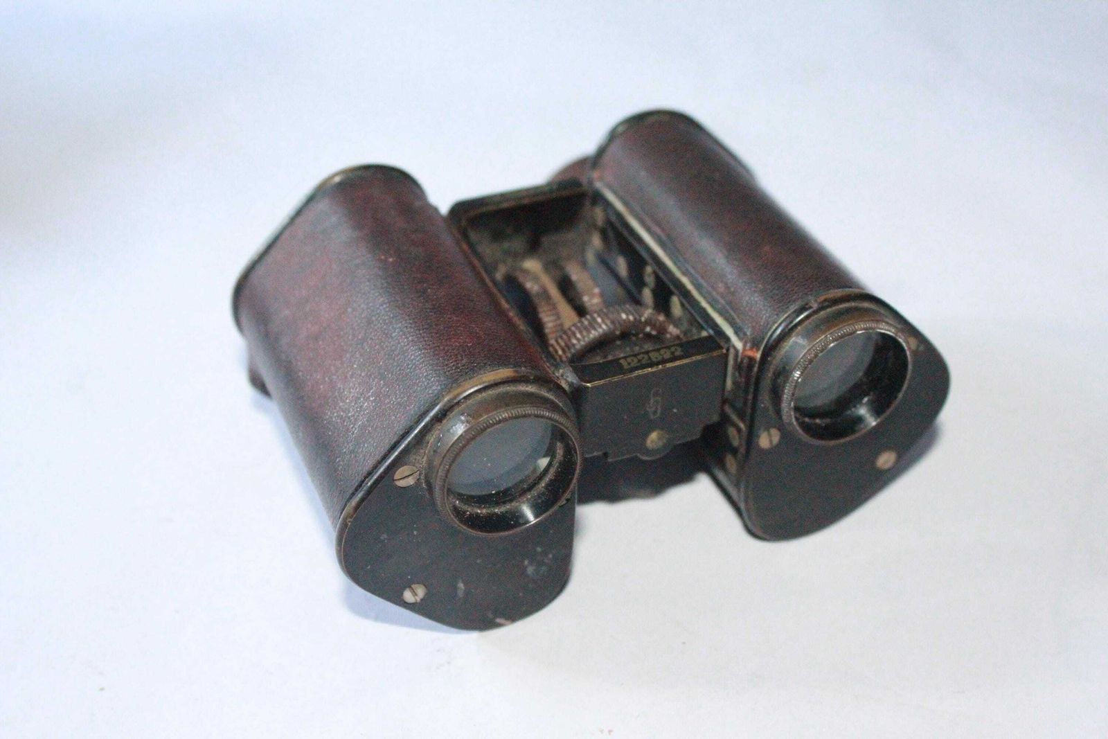 Antique Goerz Binoculars With Case, 1903. German Military. photo for sale