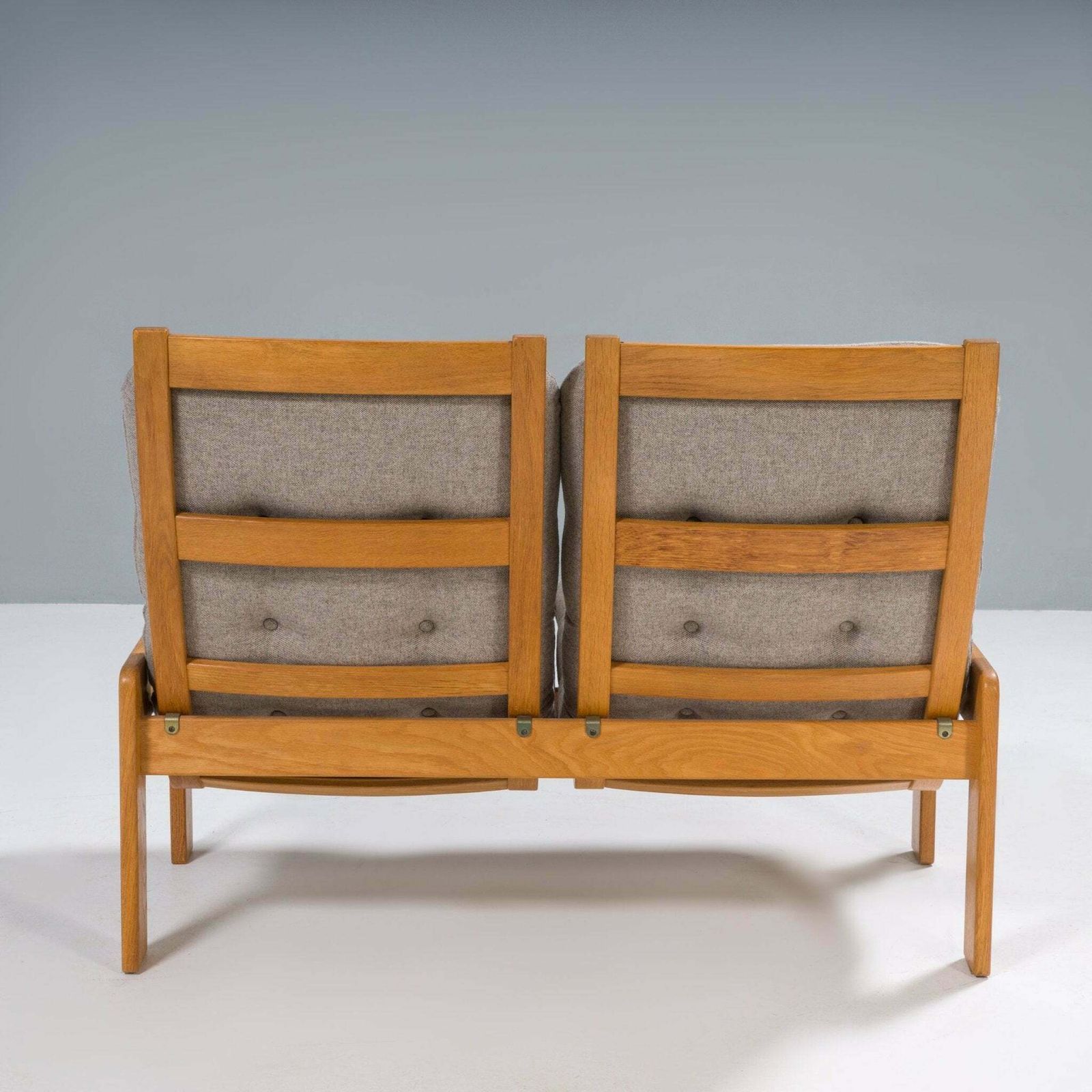 Furniture Yngve Ekström For Swedese Set Of Single Sofa And Footstool, 1960s photo